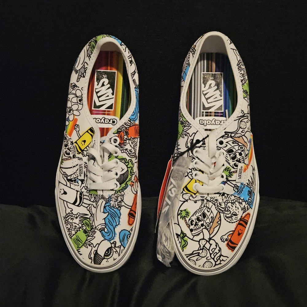 Vans - Crayola collection, size 7.5 / 9